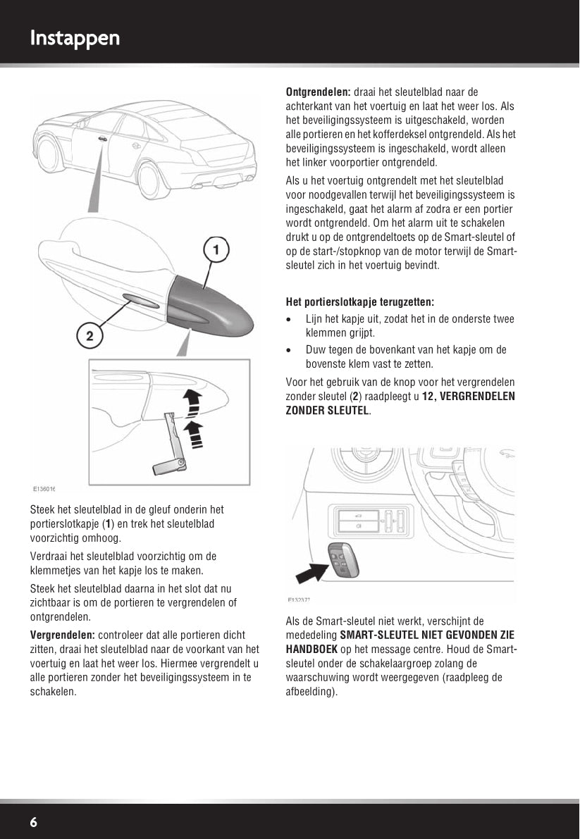 2011-2012 Jaguar XJ Owner's Manual | Dutch