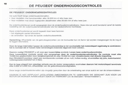 2003-2004 Peugeot 307 SW Manuel du propriétaire | Néerlandais