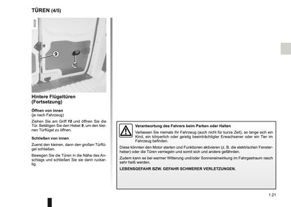 2014-2015 Renault Kangoo Z.E. Gebruikershandleiding | Duits