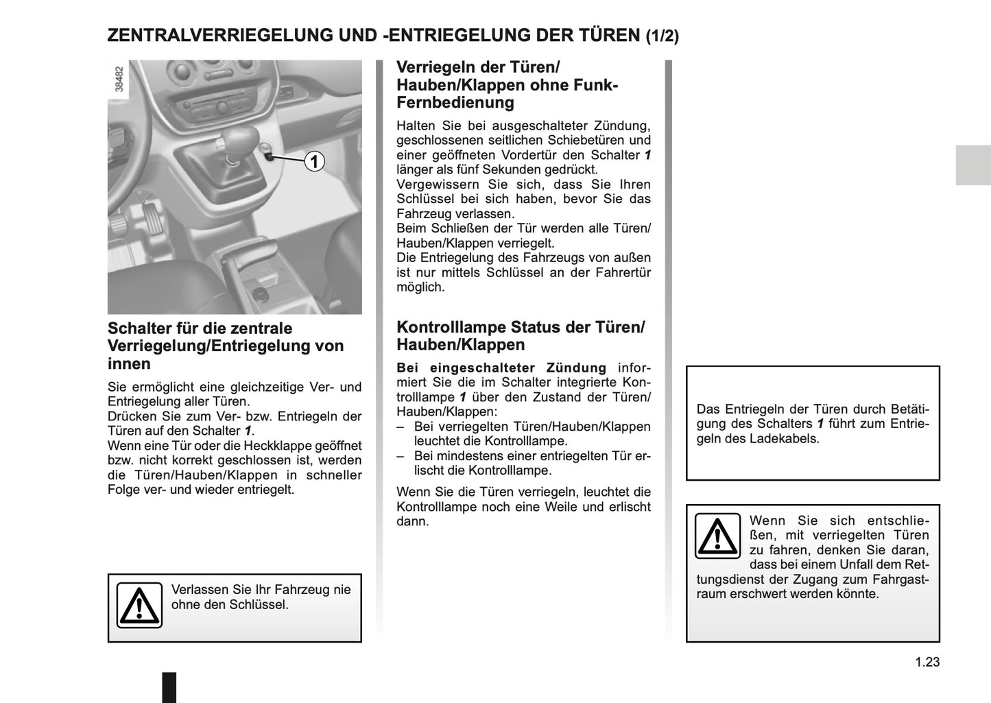 2014-2015 Renault Kangoo Z.E. Gebruikershandleiding | Duits