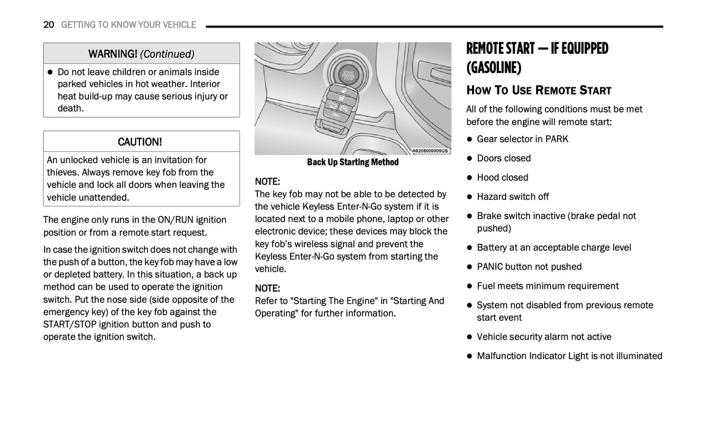 2020 Ram 1500 Owner's Manual | English