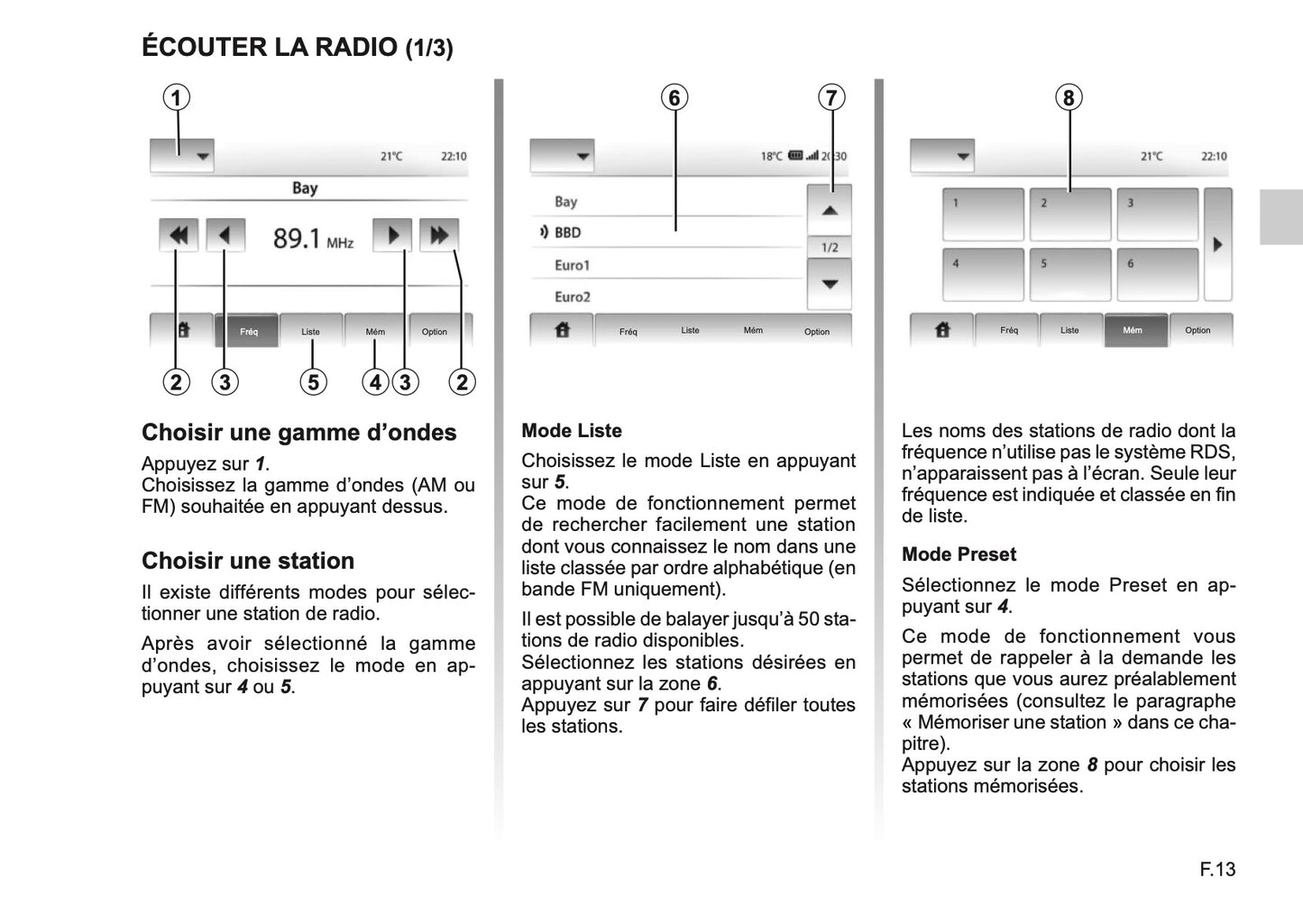 Renault Media-Nav Guide d'utilisation