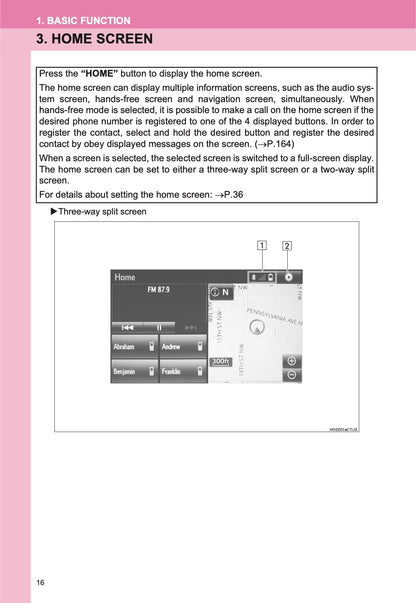 Toyota 4Runner Navigation And Multimedia System Owner's Manual 2013 - 2017