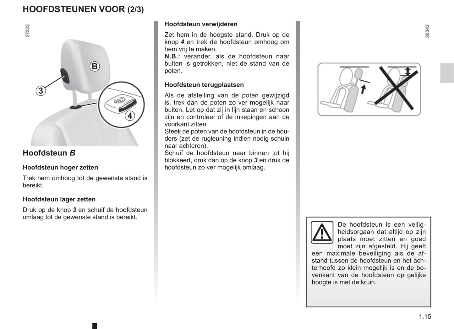 2013-2014 Renault Kangoo Owner's Manual | Dutch