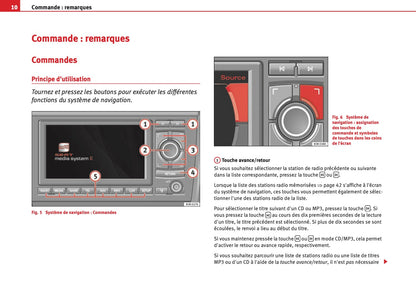 Seat Media System E Guide d'instructions