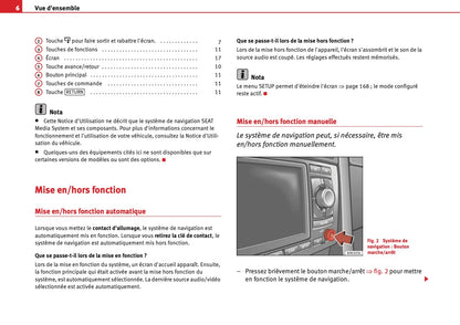 Seat Media System E Guide d'instructions