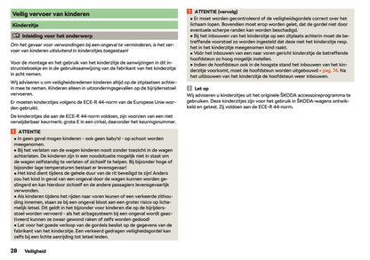 2018-2019 Skoda Fabia Owner's Manual | Dutch