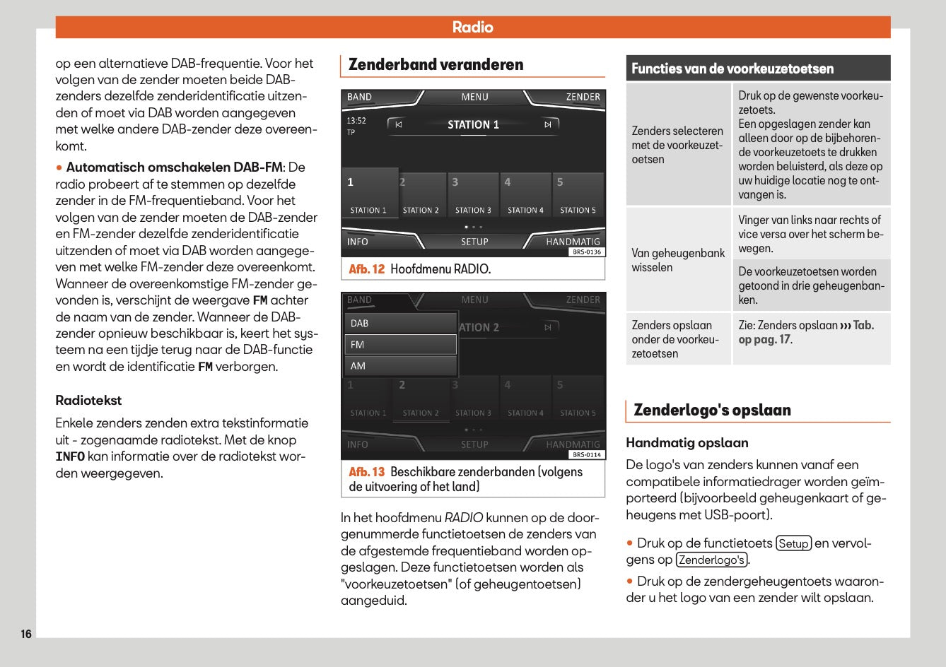 Seat Media System Touch Colour Handleiding 2018