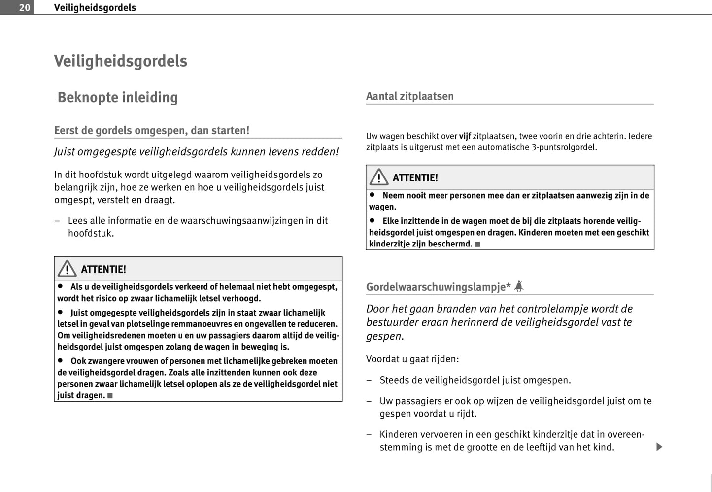 2004-2009 Seat Toledo Gebruikershandleiding | Nederlands