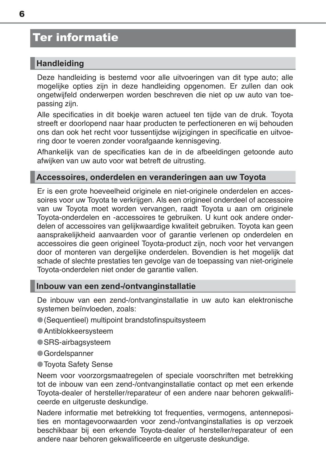 2014-2018 Toyota Aygo Manuel du propriétaire | Néerlandais