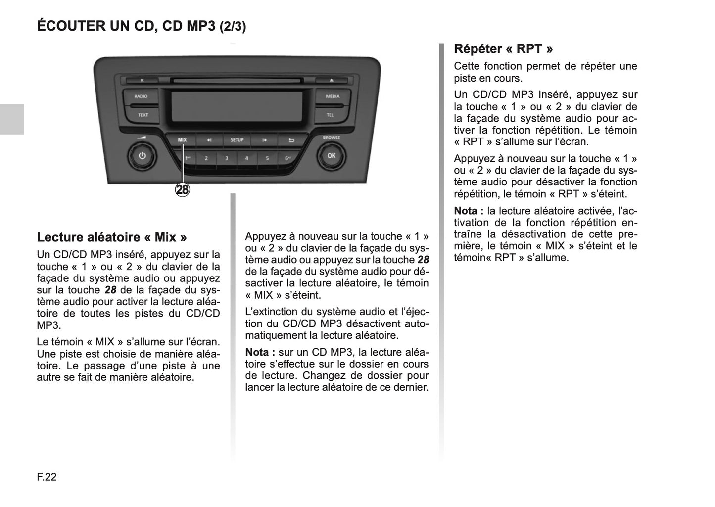 Renault Radio Connect R & GO Guide d'utilisation 2018