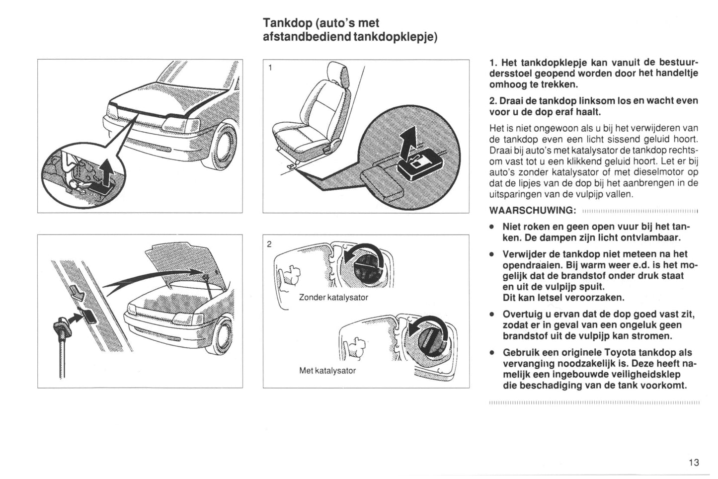 1990-1991 Toyota Starlet Gebruikershandleiding | Nederlands