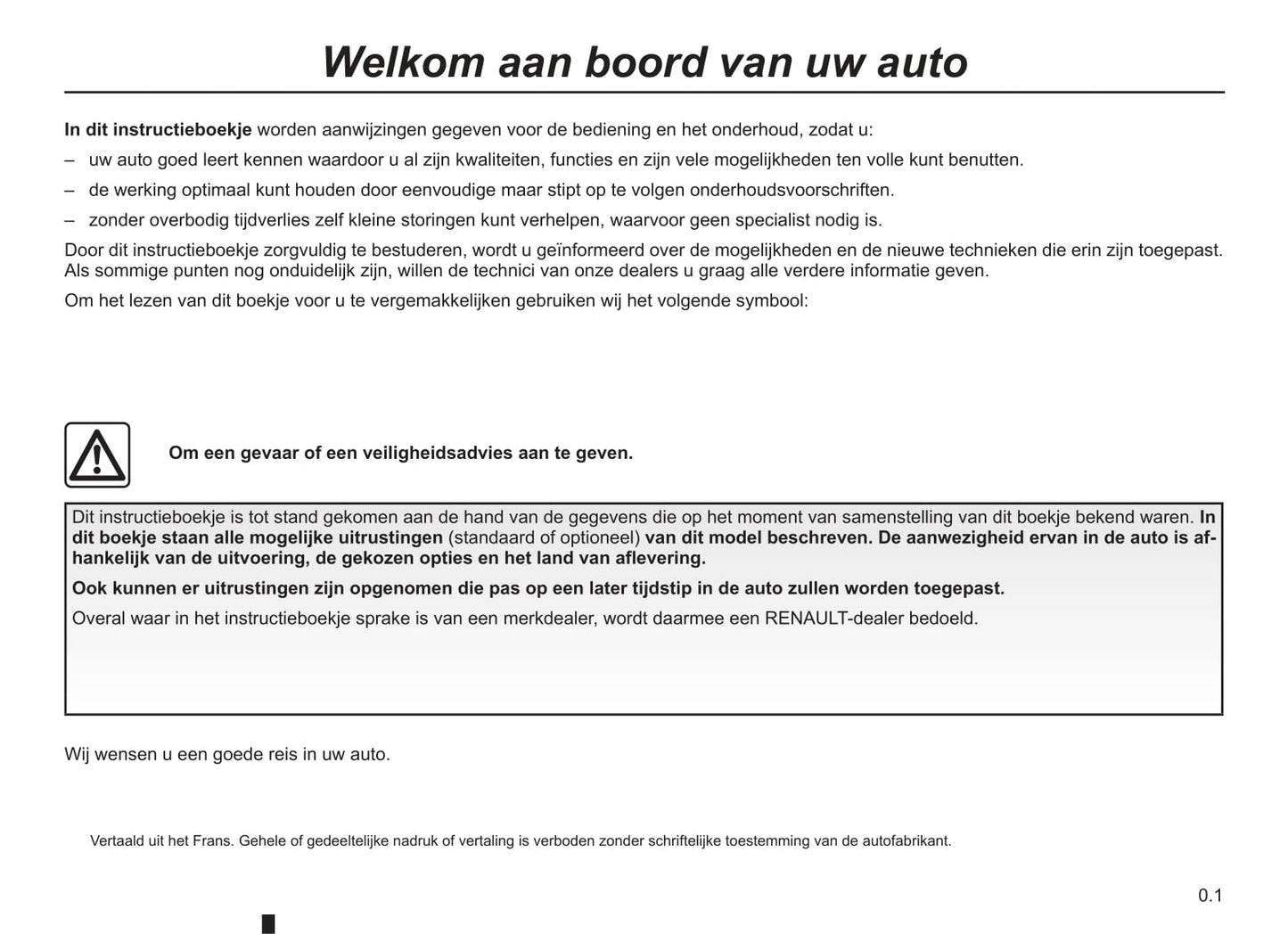 2007-2012 Renault Twingo Manuel du propriétaire | Néerlandais