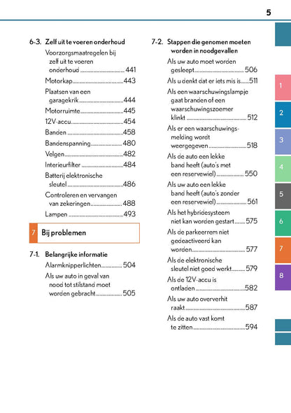 2017-2018 Lexus GS 300h/GS 450h Owner's Manual | Dutch
