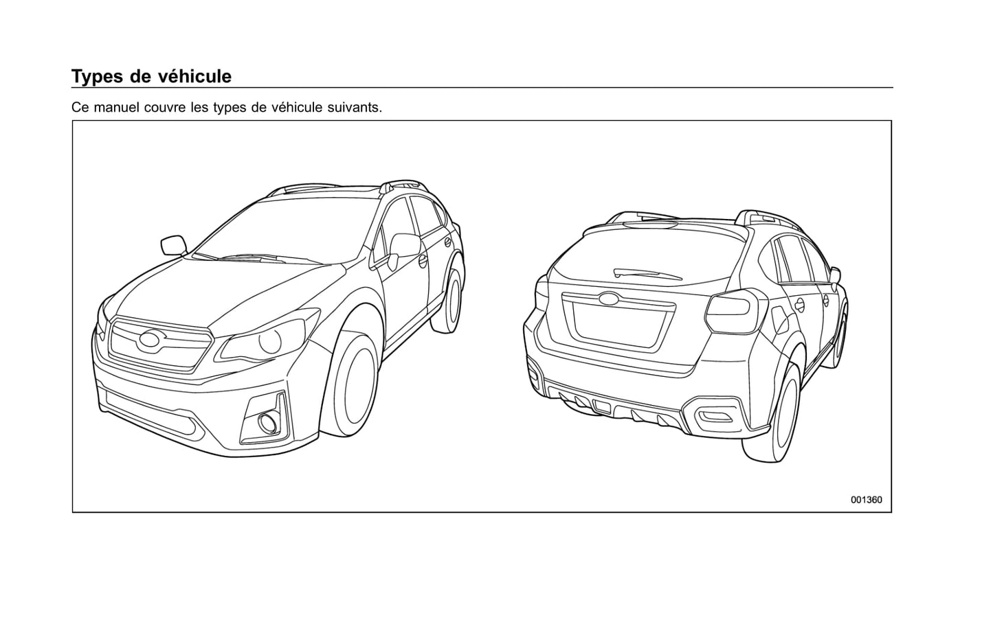 2017-2019 Subaru Crosstrek Manuel du propriétaire | Français