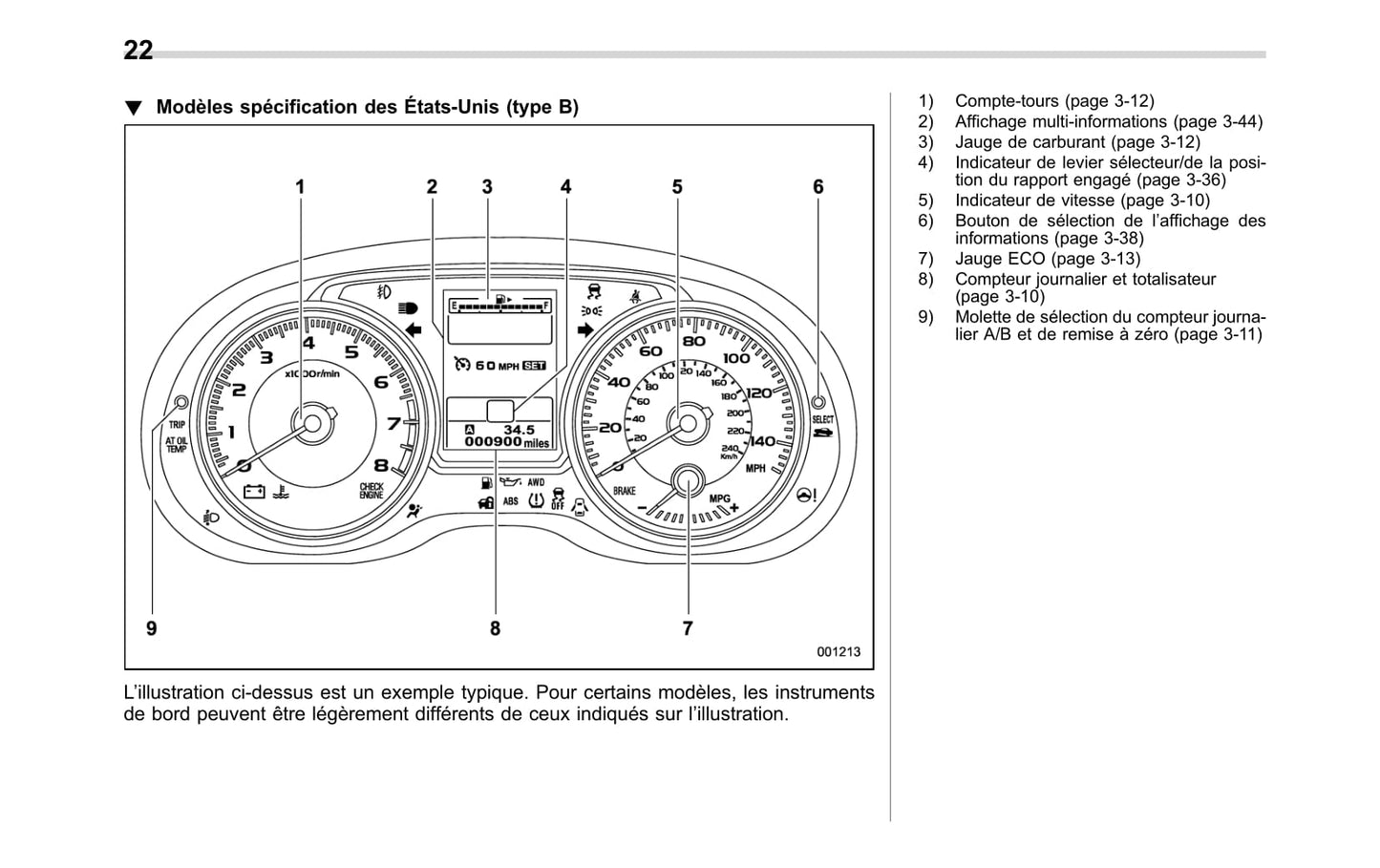 2017 Subaru Crosstrek Owner's Manual | French