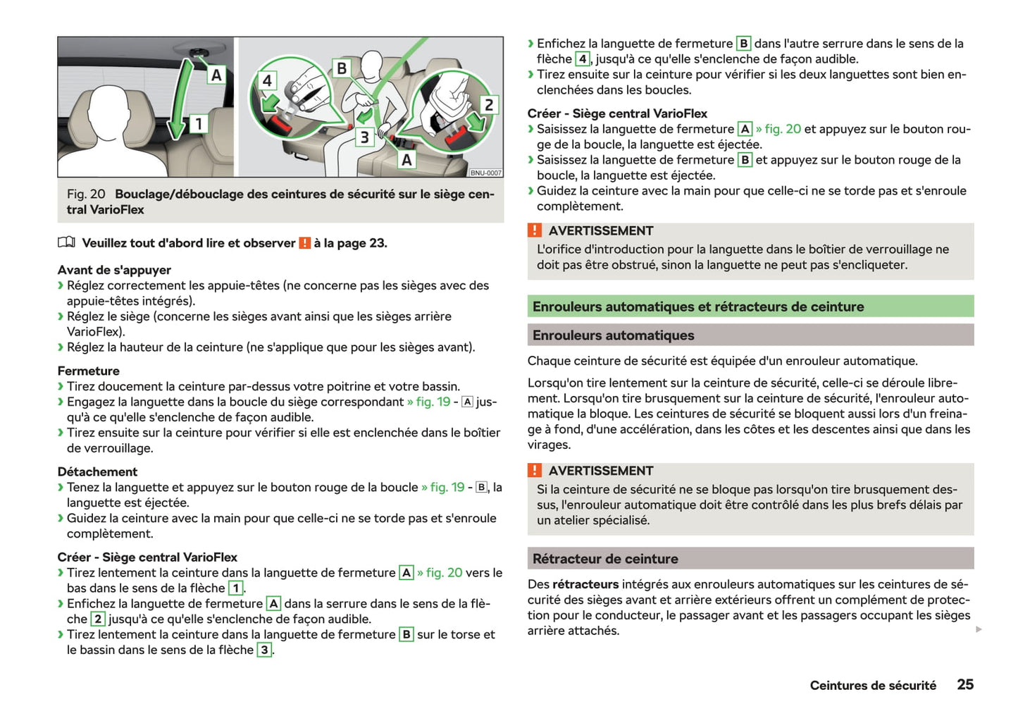 2018-2019 Skoda Karoq Gebruikershandleiding | Frans