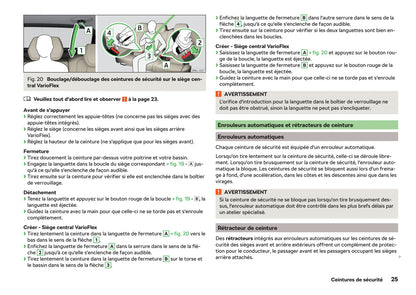 2018-2019 Skoda Karoq Owner's Manual | French