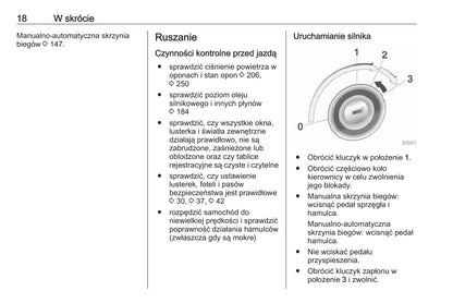 2016 Opel Adam Owner's Manual | Polish