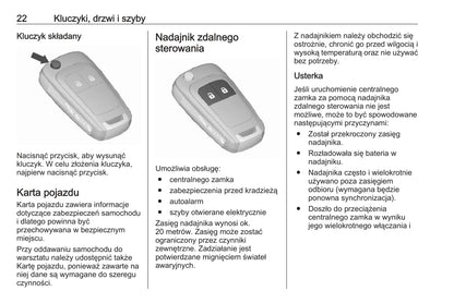 2016 Opel Adam Owner's Manual | Polish