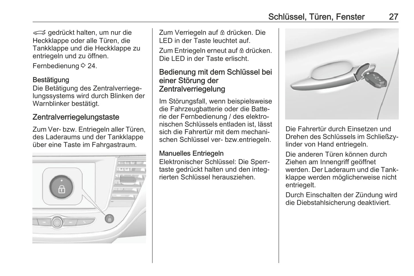 2017 Opel Crossland X Owner's Manual | German