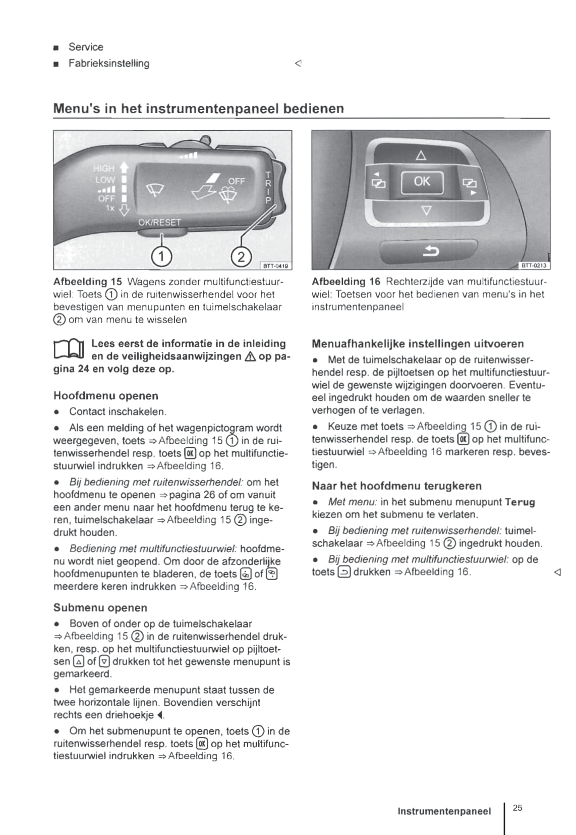 2011-2016 Volkswagen Beetle Owner's Manual | Dutch