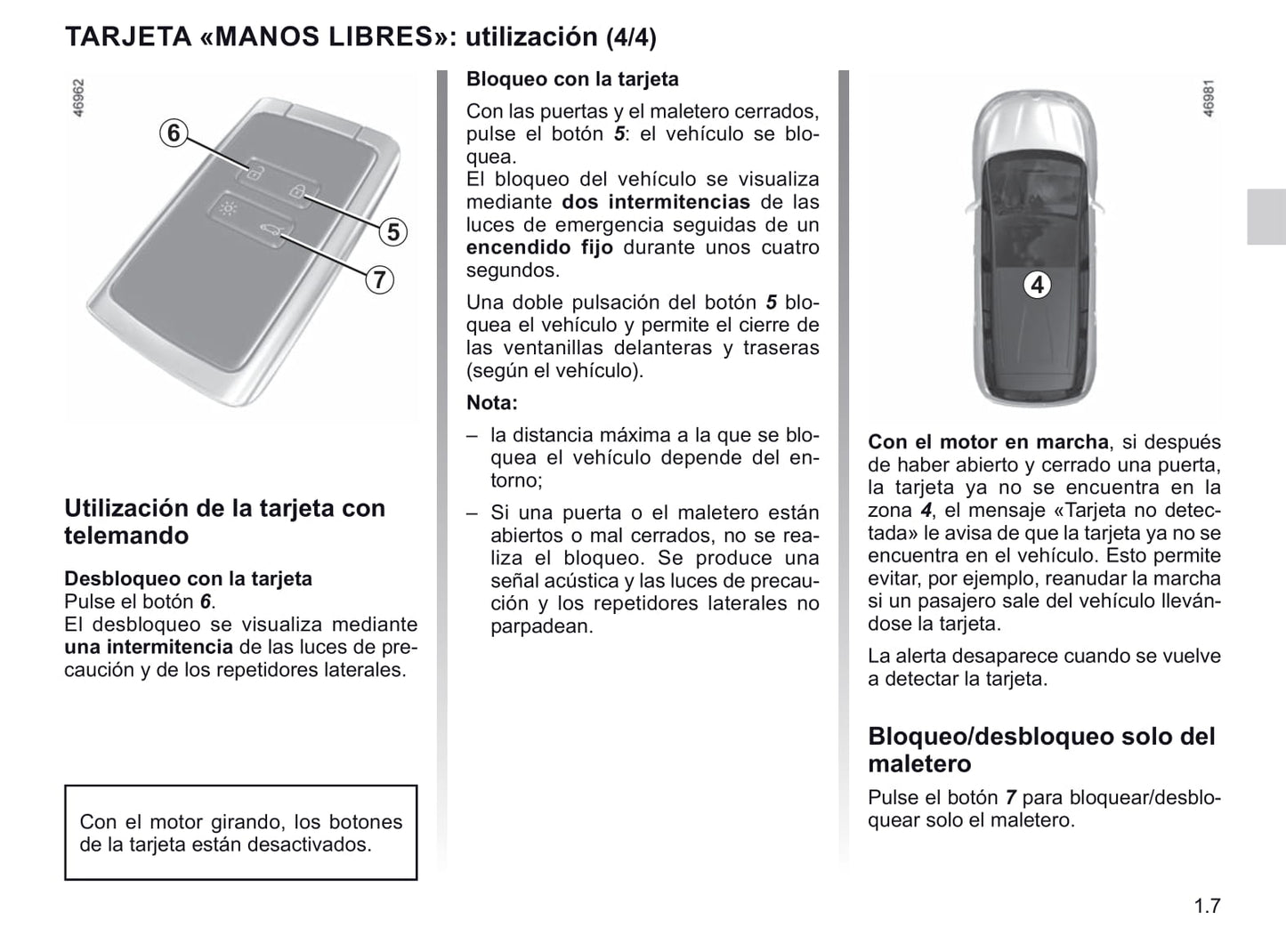 2019-2020 Renault Espace Owner's Manual | Spanish