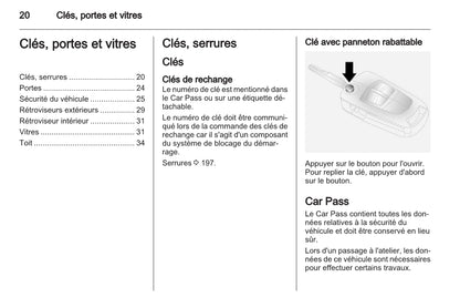 2010-2015 Opel Antara Manuel du propriétaire | Français