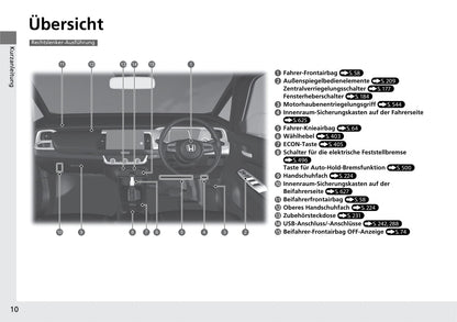 2020-2021 Honda Jazz Hybrid Owner's Manual | German