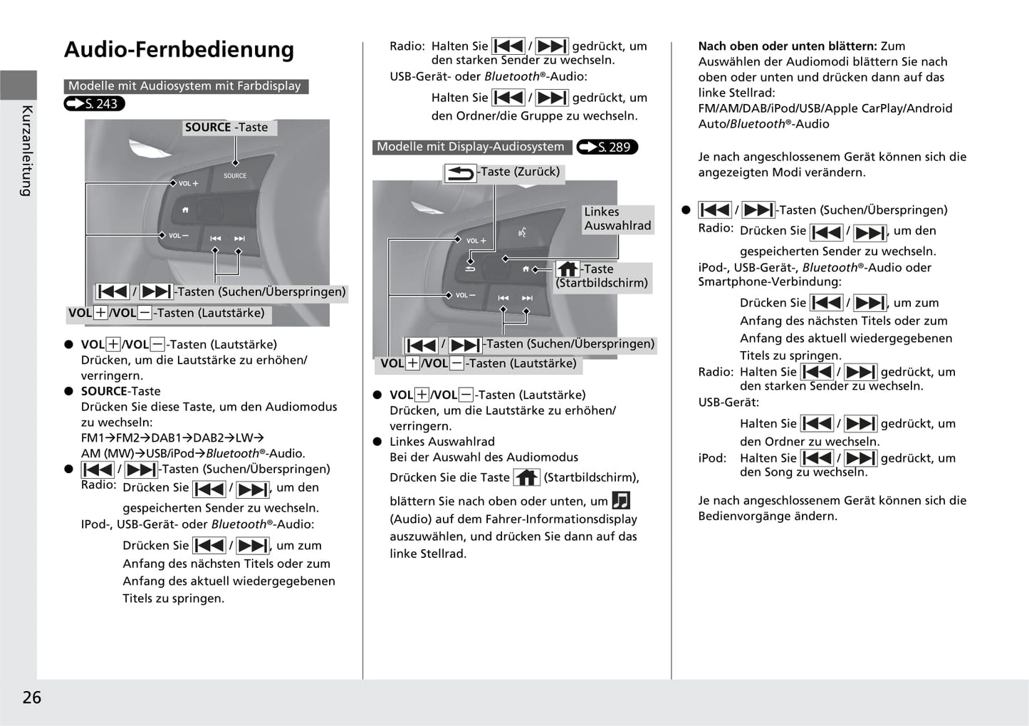 2020-2021 Honda Jazz Hybrid Owner's Manual | German