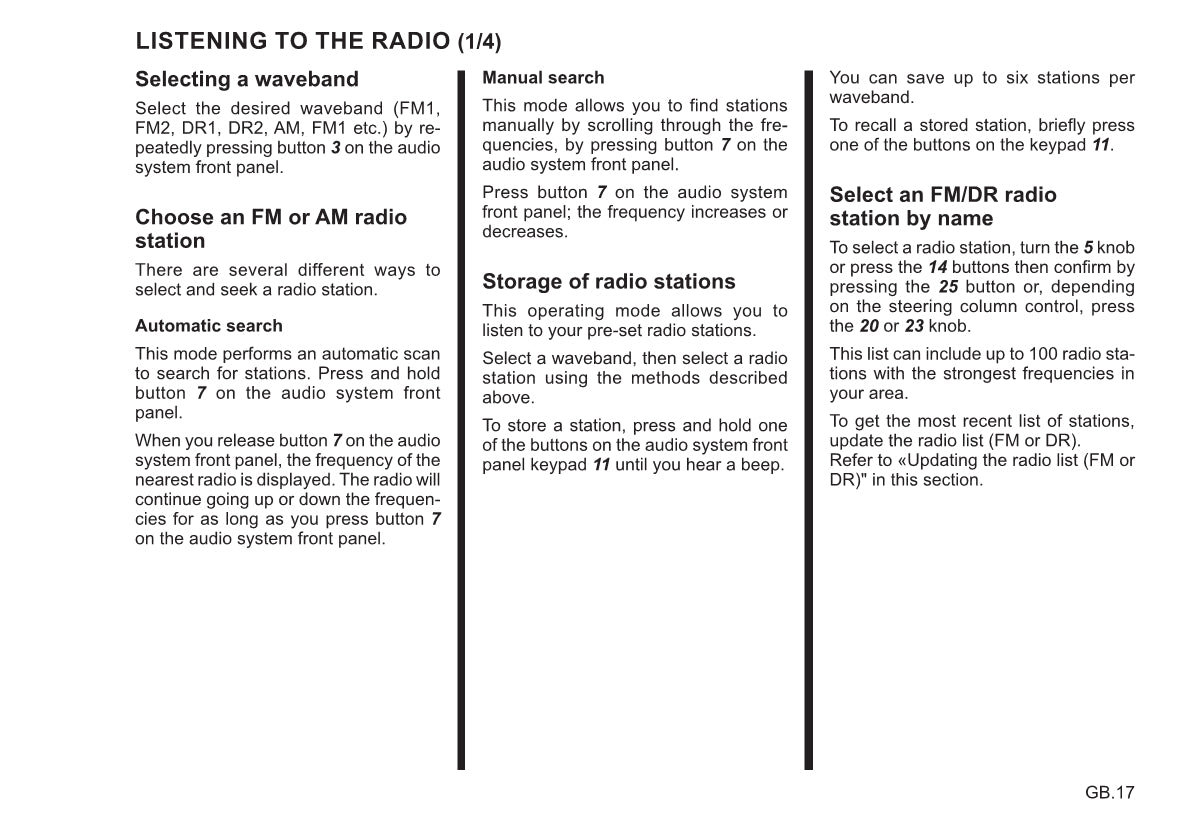 Renault Radio Connect R&Go Gebruikershandleiding 2021 - 2022