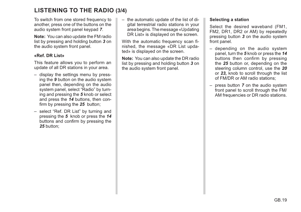 Renault Radio Connect R&Go Gebruikershandleiding 2021 - 2022