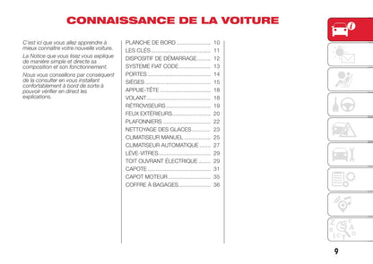 2016-2022 Abarth 595 Gebruikershandleiding | Frans