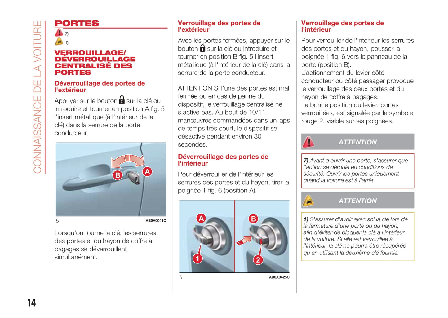 2016-2022 Abarth 595 Gebruikershandleiding | Frans