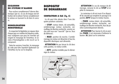 2007-2010 Alfa Romeo 147 Owner's Manual | French