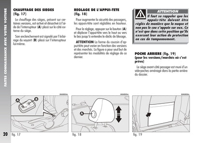 2007-2010 Alfa Romeo 147 Owner's Manual | French