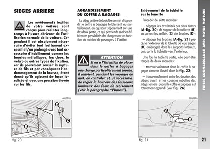 2007-2010 Alfa Romeo 147 Owner's Manual | French