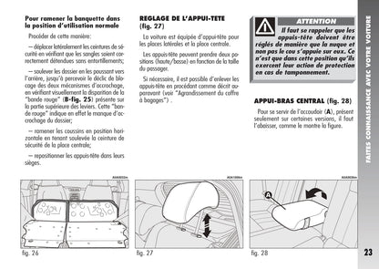 2007-2010 Alfa Romeo 147 Owner's Manual | French