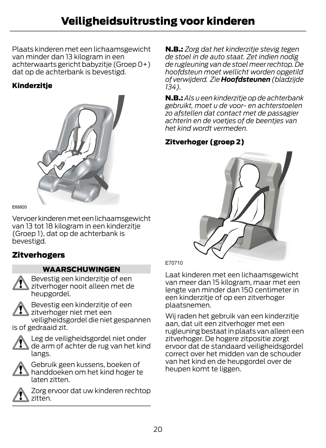 2015-2016 Ford Galaxy/S-Max Owner's Manual | Dutch