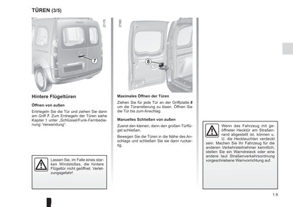 2015-2016 Renault Kangoo Owner's Manual | German