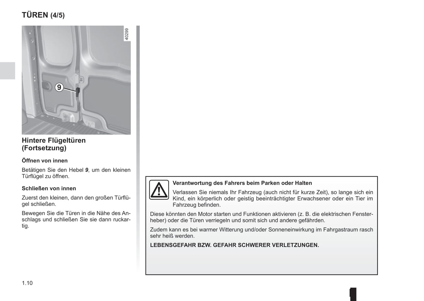 2008-2013 Renault Kangoo Manuel du propriétaire | Allemand