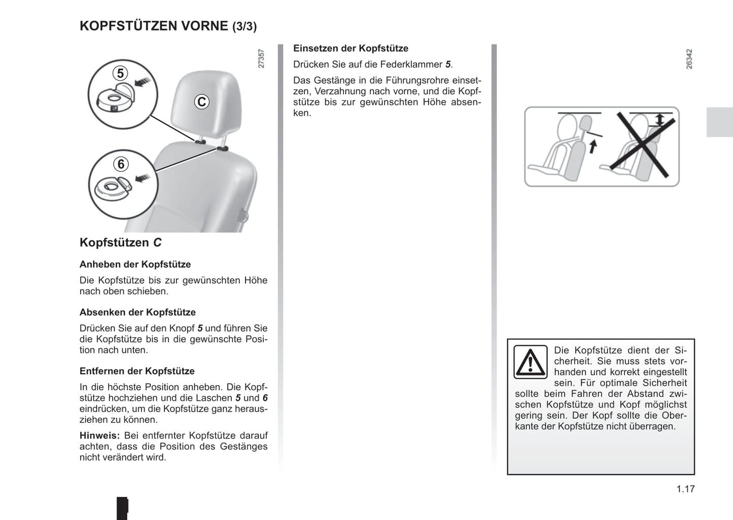 2015-2016 Renault Kangoo Owner's Manual | German