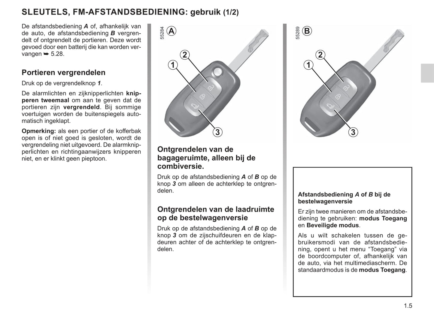 2022-2023 Renault Trafic Owner's Manual | Dutch