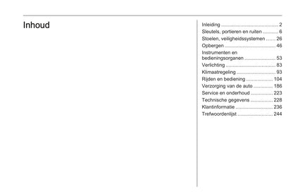 2021-2022 Opel Mokka/Mokka-e Owner's Manual | Dutch