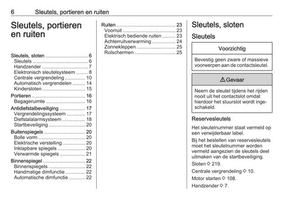 2021-2022 Opel Mokka/Mokka-e Owner's Manual | Dutch