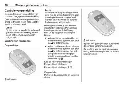 2021-2022 Opel Mokka/Mokka-e Owner's Manual | Dutch