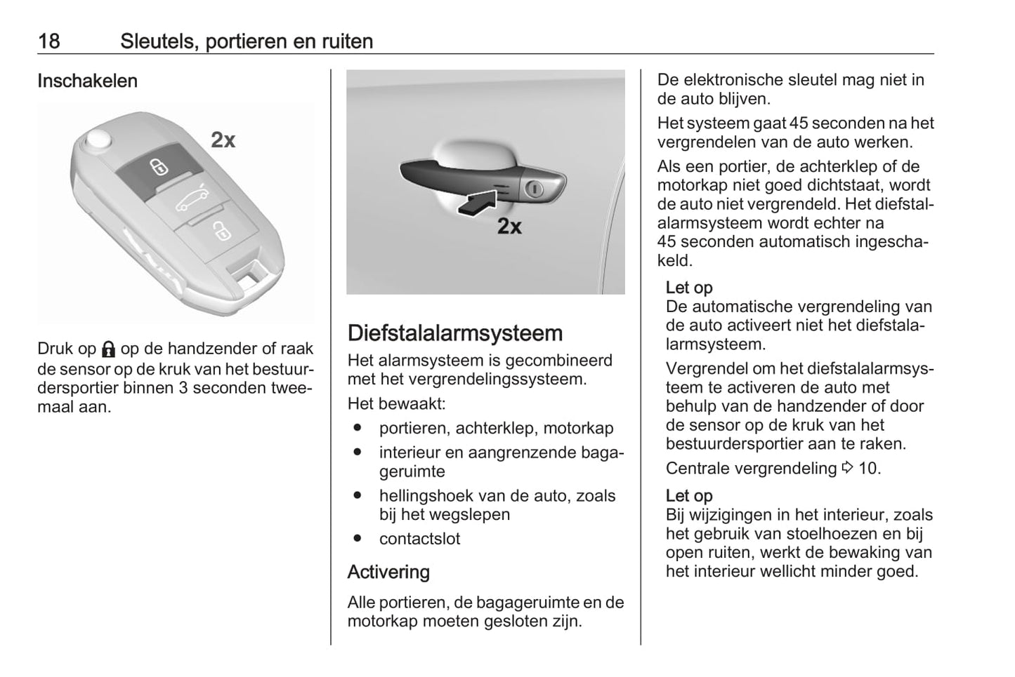 2021-2022 Opel Mokka/Mokka-e Owner's Manual | Dutch