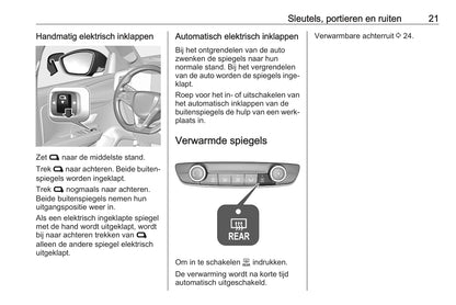 2021-2022 Opel Mokka/Mokka-e Owner's Manual | Dutch