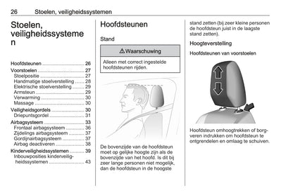 2021-2022 Opel Mokka/Mokka-e Owner's Manual | Dutch