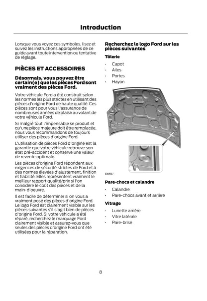 2011-2012 Ford Fusion Manuel du propriétaire | Français